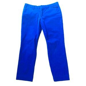 a.n.a Blue Ankle Crop Dress Pants Size 6 Career